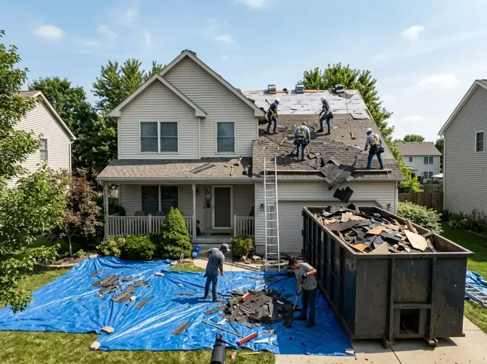 roof-replacement-debris-remova-004 — frequently asked questions, Cheapest Dumpster Rentals in Jerome, ID